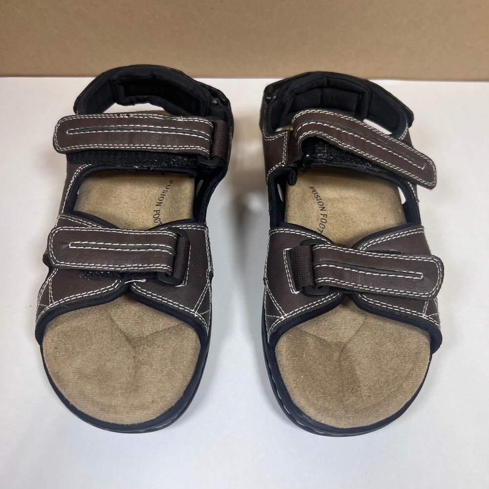 Dockers Mens 7M Brown Memory Foam Fisherman Sandals